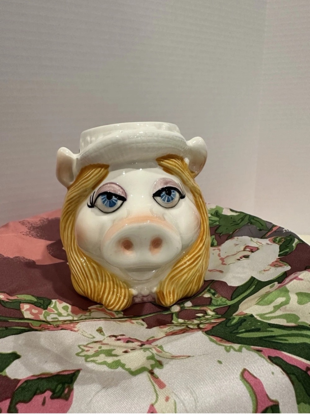 Muppets Miss Piggy Coffee Mug Cup Ceramic Sigma the Tastesetter Vintage